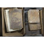 TWO BOXES OF ANTIQUARIAN RELIGIOUS BOOKS to include 'Book of Common Prayer and Administration of th