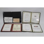 THREE WESTMINSTER COLLECTION FOLDERS WITH STAMPS, to include Edward VII High Volume Definitives, 18