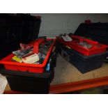 TWO TOOL BOXES PLUS CONTENTS