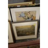 A COLLECTION OF WATERCOLOURS TO INCLUDE AN ORIENTAL EXAMPLE