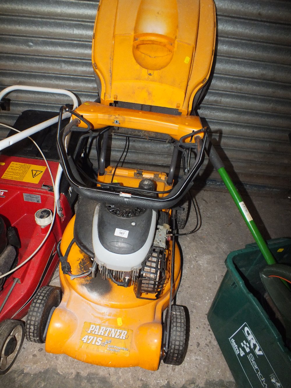 A PARTNER PETROL LAWNMOWER