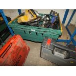 A QUANTITY OF POWER DRILLS AND SAWS ETC TO INCLUDE McKELLER