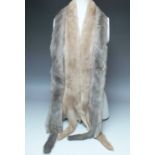 A VINTAGE PALAMINO MINK FUR STOLE, overall L 174 cm, together with a silver mink stole, overall L