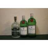 1 BOTTLE OF BLACKWOOD'S 2007 VINTAGE DRY GIN, together with 1 bottle of 70cl Tanqueray gin and 1