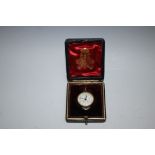 A CASED ELKINGTON & CO CASED ROTA METER MINIATURE MAP MEASURE, Dia. 2 cm