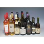 A MIXED SELECTION OF 18 VARIOUS REDS WHITES AND ROSE WINES TO INCLUDE 1 BOTTLE OF ANTONIN RODET