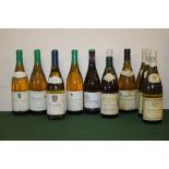 12 BOTTLES OF FRENCH WHITE WINE TO INCLUDE CHABLIS, Vouvray and Bourgogne, various makers and