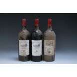 3 MAGNUMS OF BORDEAUX CONSISTING OF 2 MAGNUMS OF CHATEAU DE NIVELLE MAISON JOHANES BOUBEE BORDEAUX