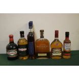 8 BOTTLES OF SPIRITS AND LIQUEURS TO INCLUDE 1 BOTTLE OF WOODFORD RESERVE KENTUKY STRAIGHT