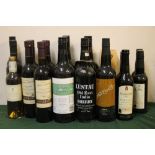 24 BOTTLES OF SHERRY, Marsala, Sauternes etc., to include 1 bottle of Lustau Old East India Sherry