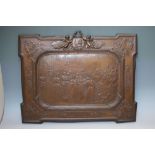 A 19TH CENTURY STYLE COPPER PLAQUE 'THE MERCHANT OF VENICE', after Leonard Morel-Ladeuil,