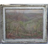 CATHERINE DEAN (1905-1983). Two wooded landscapes, signed verso, oils on canvas/board, framed, 40