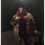 ROBERT OSCAR LENKIEWICZ (1941 - 2004). 'The Painter with Janine Pecorini. St. Anthony Theme',