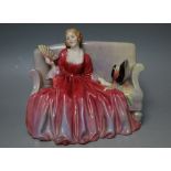 A ROYAL DOULTON FIGURE 'SWEET AND TWENTY' HN1298, printed and painted marks to base, W 18 cm