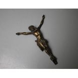 A LATE 19TH / EARLY 20TH CENTURY CAST BRONZE CORPUS CHRISTI, H 14 cm