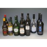 13 BOTTLES OF ASSORTED SHERRY, to include 1 bottle of Domecq La Ina