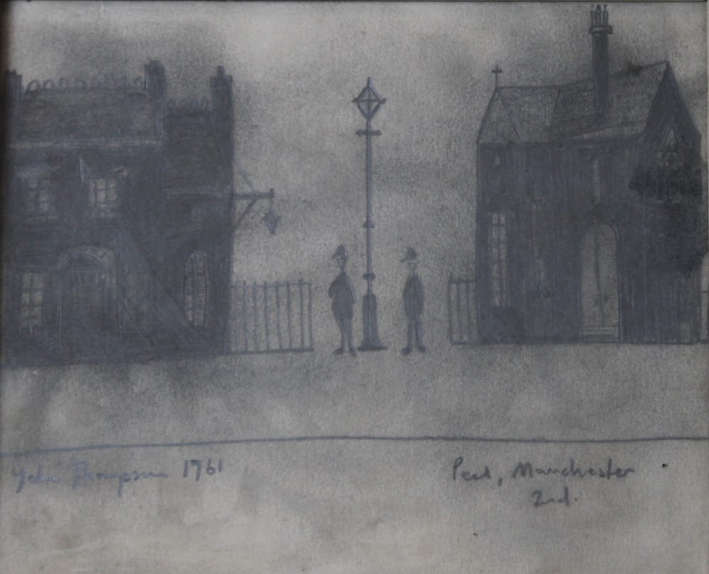 JOHN THOMPSON (1921-2011). 'Peel Manchester 2nd', signed lower left and dated 1961, pencil