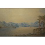 WILLIAM TAYLOR LONGMIRE. A pair of lakeland scenes, one signed lower right and one signed lower