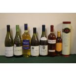 8 BOTTLES OF MAINLY WHITE WINE TO INCLUDE 1 BOTTLE OF MONTAGNY 1ER CRU, and 1 bottle of 2007