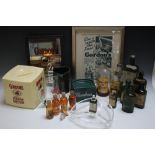 A SELECTION OF GORDON'S GIN MEMORABILIA, to include jugs, ice bucket, mirror, various bottles - some