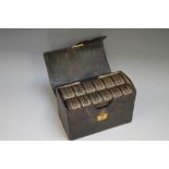 A VICTORIAN LEATHER CASED SET OF 'HOLY BIBLE' AND 'COMMON PRAYER' BOOKS