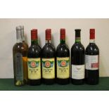 10 BOTTLES OF ISRAELI AND 'KOSHER' WINES, mostly red to include 6 bottles of Pawlin No.10 Menorah