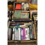 TWO BOXES OF ASSORTED BOOKS