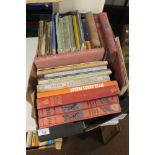 A BOX OF BOOKS TO INCLUDE SCOUT ANNUAL, ART INTEREST ETC.