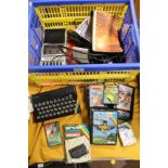 A SINCLAIR ZX SPECTRUM WITH GAMES AND ACCESSORIES, ETC A/F
