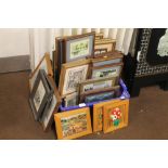 A LARGE QUANTITY OF ASSORTED PICTURES AND PRINTS