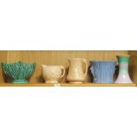 A COLLECTION OF CERAMIC JUGS TO INCLUDE SYLVAC, SHELLY, ETC