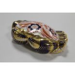 A ROYAL CROWN DERBY CRAB