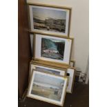 A QUANTITY OF FRAMED AND GLAZED MODERN PRINTS