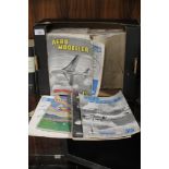 A BOX OF AERO MODELER MAGAZINES