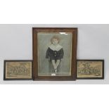 A PAIR OF FRAMED AND GLAZED ENGRAVINGS TITLED 'A REUBEN INTERCEDING WITH HIS BRETHREN FOR THE LIFE