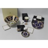 ROYAL WORCESTER 'BIRTH OF ADMIRAL LORD NELSON 1758-2008', mug, dish and plate boxed with slithers o