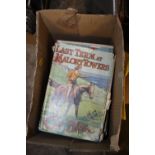 A BOX OF VINTAGE ENID BLYTON BOOKS TO INCLUDE FIRST EDITIONS, SOME WITH DUST JACKETS