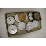 A SELECTION OF ANTIQUE POCKET WATCH MOVEMENTS