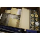 A LARGE COLLECTION OF GENTS VINTAGE WRISTWATCH PARTS AND MOVEMENTS