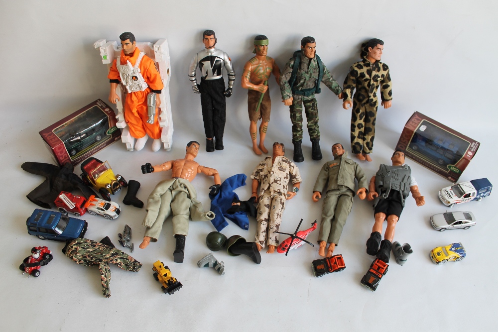 A COLLECTION OF 1990s HASBRO ACTION MAN FIGURES, with clothing and accessories, together with a