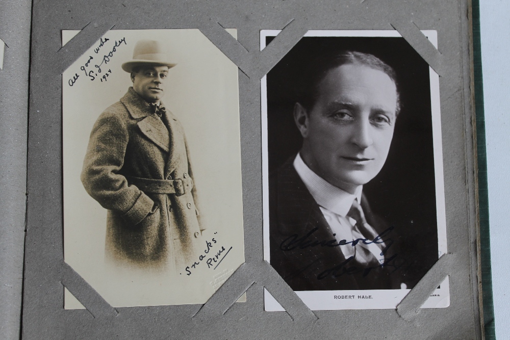 A COLLECTION OF EARLY 20TH CENTURY SIGNED PHOTOGRAPHS OF MAINLY BRITISH STARS, contained in a - Image 5 of 5