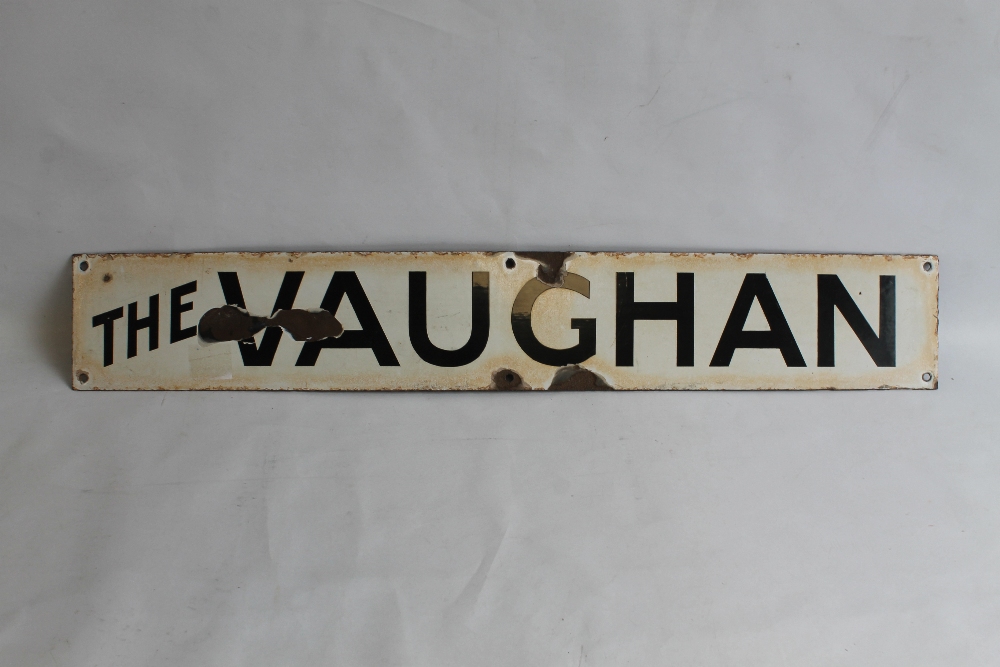 TWO ENAMEL WALL SIGNS - 'THE VAUGHAN' AND 'MANCHESTER', possibly from The Vaughan Crane Company of - Image 5 of 7