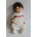 A BARR AND PROSCHILD BISQUE HEADED VINTAGE DOLL