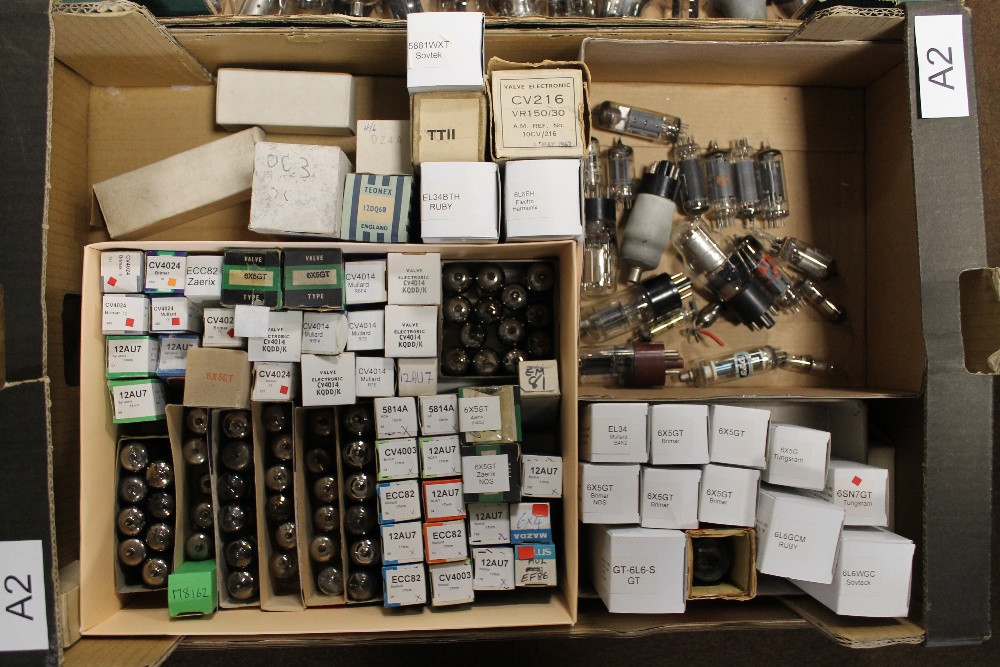 VINTAGE BOXED AND LOOSE AUDIO/RADIO/MISC. VALVES, including B7G, B9A, IO types, rectifiers etc.(2 - Image 3 of 7