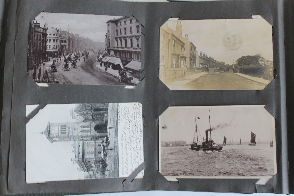 AN ALBUM OF EDWARDIAN AND LATER POSTCARDS, GREETINGS CARDS ETC. together with a quantity of loose - Image 3 of 7