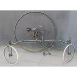 AN 1880 COVENTRY ROTARY TRICYCLE (REPLICA), This is an exact replica of a Victorian design. The