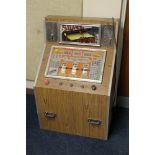 A VINTAGE 1970S SILVER CHEST BRENCO FRUIT MACHINE A/F