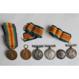 A WWI BRITISH WAR MEDAL AND VICTORY MEDAL - 30573 Pte. A. Turner E. Yorks R, a similar pair 16469