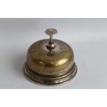 WWI MARITIME INTEREST - a brass counter bell, engraved to dome "Saved from SS San Urbano,