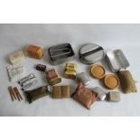 MILITARY INTEREST - A QUANTITY OF FIELD GEAR, dressings, cooking equipment, corned beef tins etc.